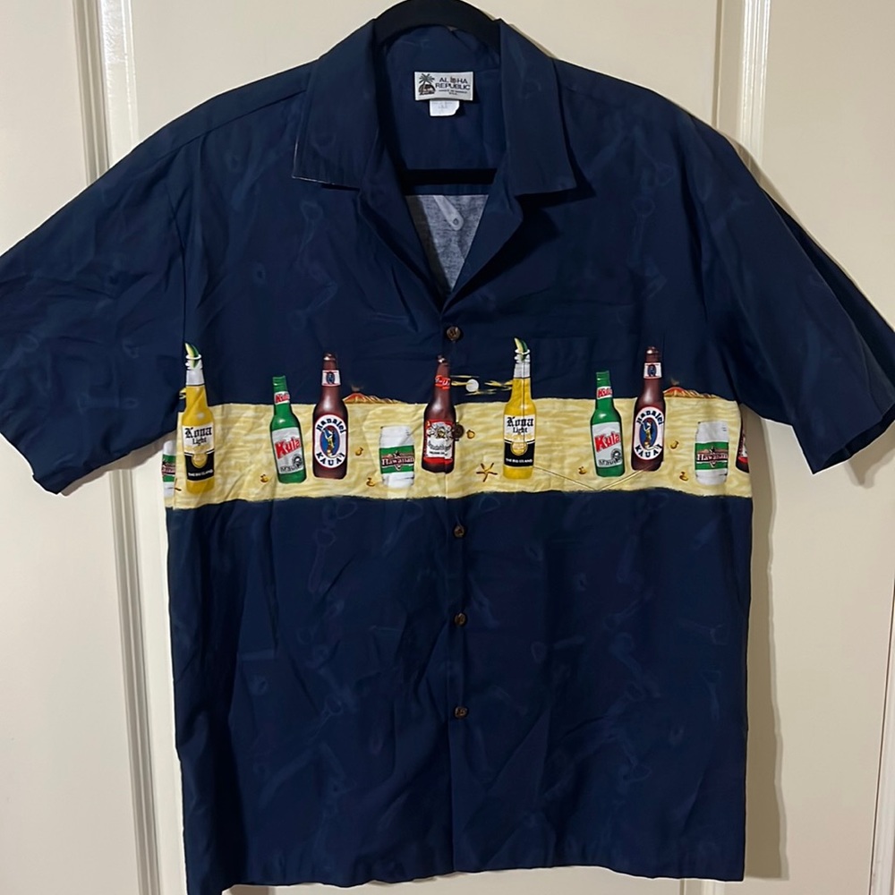 Aloha Republic shirt Size Large Made in USA